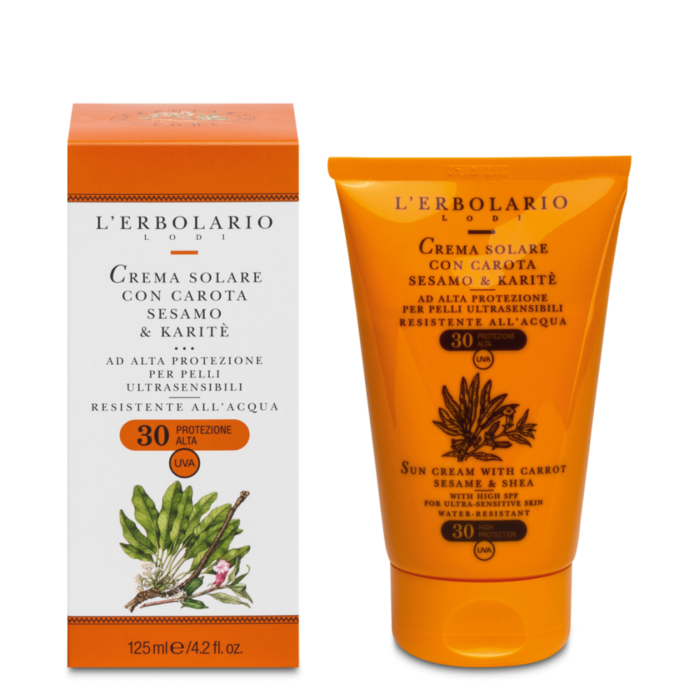 [086.216] Crema Solare per Pelli Ultrasensibili SPF30 125ml