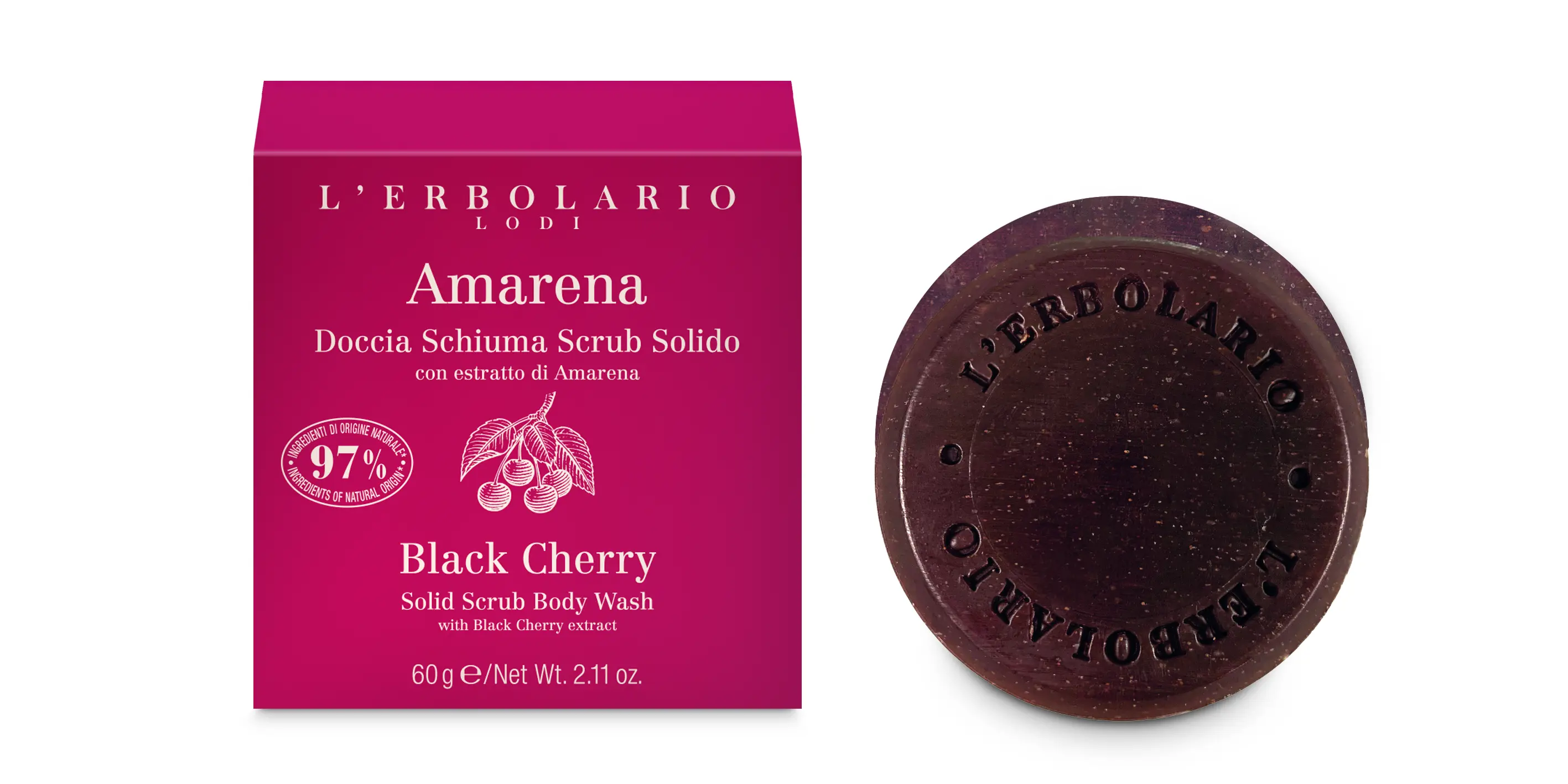 [026.082] Amarena Docciaschiuma Scrub Solido 60g